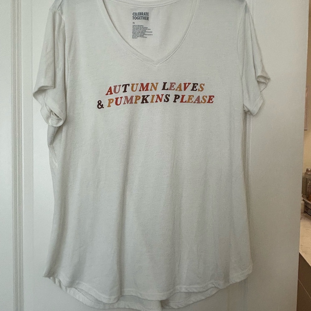 Together Cream Autumn Graphic Tee